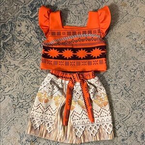 Moana Size 100 (3T) Two-Piece Outfit